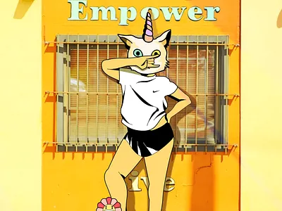 Summer-fall outfit digitalart illustration nike air vector