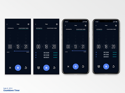 Daily UI #014 - Countdown Timer adobexd app daily ui dailyui design graphic design minimal timer ui ux