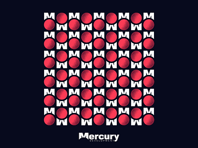 Mercury Development | Pattern adobe brand color creative design designer graphic graphicdesign graphicdesigner icon illustrator logo logodesigner luxury pattern photoshop planet space typography vector