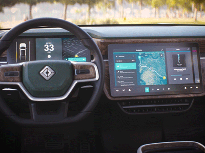 RIVIAN - Connected Car Experience - Pt 2 3d 3d animation automotive c4d electric car ev lighting mobility octane product visualization textures