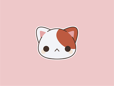 Buyo anime art buyo cat chibi cute fanart illustration inuyasha simple vector