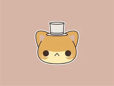 Baron anime art baron cat chibi cute fanart ghibli illustration simple studio vector