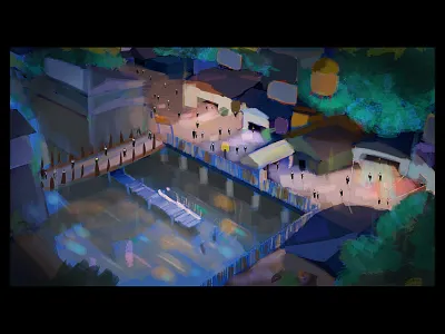 Morass [W.I.P] art concept art concept design design digital digital painting disney drawing illustration model painting render