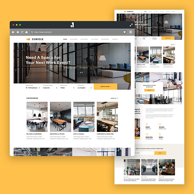 2019 Weekly Design #41/52 adobe xd business design homepage homepage design office office space ui uidesign uipractice web website