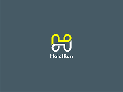 HalalRun Lodo Design Simple businesswoman design happy illustration logo logo design logodesign logos logotype minimal mock up mockup psd mockups vector