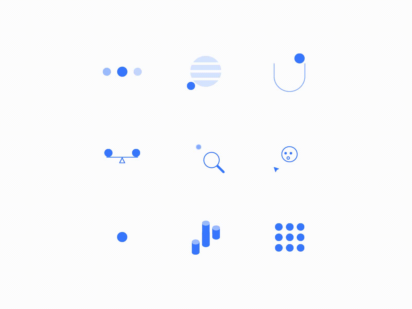 Motion Graphic - Dots animation design fun graphic motion graphic pratice