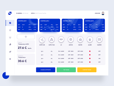 Controller panel controller dashboard dashboard design design industrial design mobile product design web website