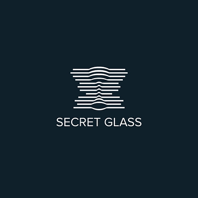 Secret Glass brand design brandidentity branding clean concept creative design glass glassy graphic design logo unique