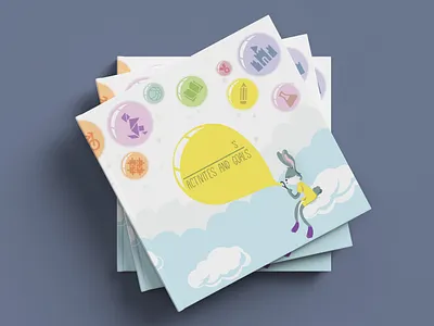 Kid's Activity Journal 2d book cover bookcover childrens book childrens illustration cover cover art flat design flat illustration illustration illustrator kids