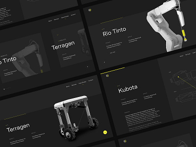 Corematic web design concepts ai automatic black case study logo design minimal robotics sans serif tech design tech logo technology ui ui design ux ux design web design web page yellow