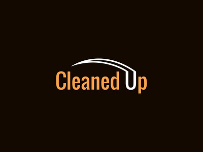 Cleaned Up-logo design cleaned up logo creative design dailylogo dailylogochallenge dailylogodesign illustrator logo unique logo