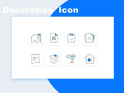 Decoration icon illustration ui