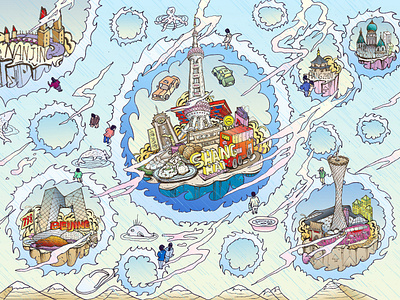 illustration for a magazine illustration
