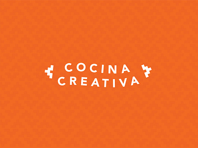 Alternative Logo Mark | Cocina Creativa branding colorful fun logo design logotype orange sans serif serif simple simple logo spice brand vibrant wavy