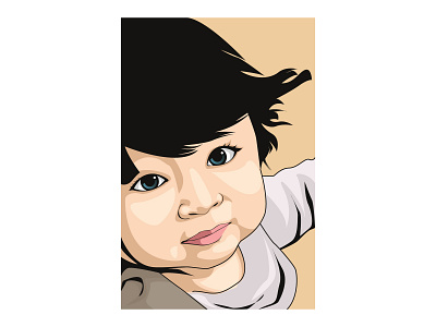 baby art character creative illustration illustrator portrait vector vexel work