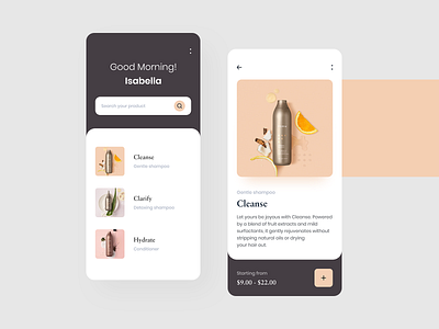 Form Beauty App android app app apps clean colors ecommerce ios minimal mobile mobile app mobile app design trend 2019 ui ux