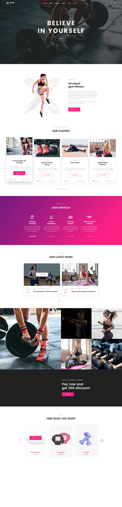 GYM creative gym sport web design webdesign webdevelopment wordpress wordpress design wordpress development wordpress theme