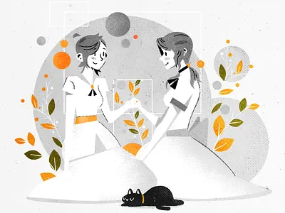 So glad you were born :) cat character character design design illustration illustrator texture vector