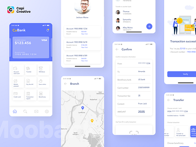Moobank UI Kit - New Update app app design capi clean ui creative design figma mobile sketch ui ui kit vector