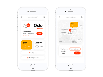 Weather v2 app clean creative design ui ux