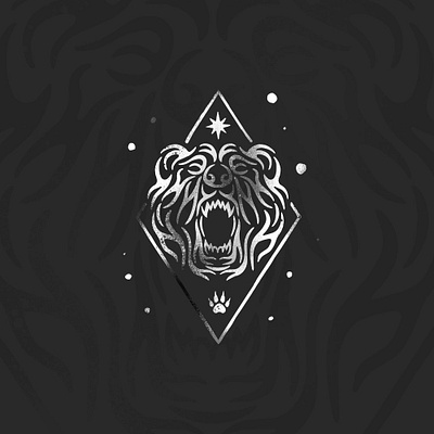 Bear angry animal bear bear logo claws dusan klepic forest geometric illustration logo nature paw scary vintage wild