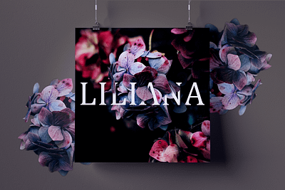 Liliana 2 addobe art design digital floral flower girly illustration logo minimal natural nature photo photoshop pink portfolio simple ui ux wedding