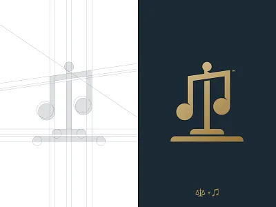 Apollo's Counsel - Logo Grid balance brand brand identity branding design dual meaning grid design identity designer illustration law firm lettermark logo mark logomark logotype designer music note negative space scale smart mark trademark typography