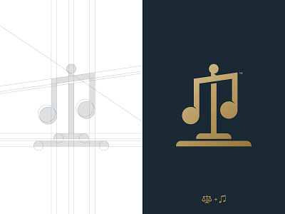 Apollo's Counsel - Logo Grid balance brand brand identity branding design dual meaning grid design identity designer illustration law firm lettermark logo mark logomark logotype designer music note negative space scale smart mark trademark typography