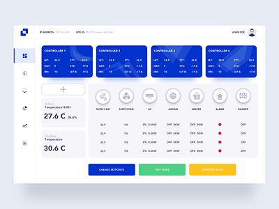 Controller panel controller dashboard dashboard design design industrial design mobile product design web website