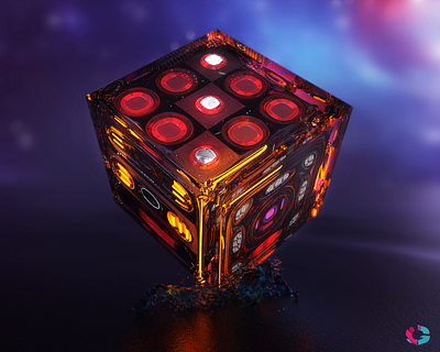 Glass cube 3d abstract cinema4d cube octane render photoshop sci fi sci fi scifi water