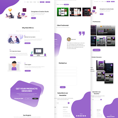 Designlance Creative Studio Home Page creative studio creative studio website design creative stuido website illustration ui ux ui ux design ui ux designer user interface design userinterface web graphics website website design website interface