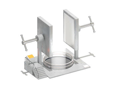 NYT x Hanwha 3d animation cgi cinema 4d isometric loop machine model render solar panel