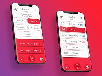 School scheduler app design design design app scheduler school school app ui ux