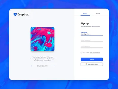 Sign Up color colors daily design desing desktop desktop app desktop application desktop design minimal minimalist sign up sign up page ui ui design user interface web web design web app web design
