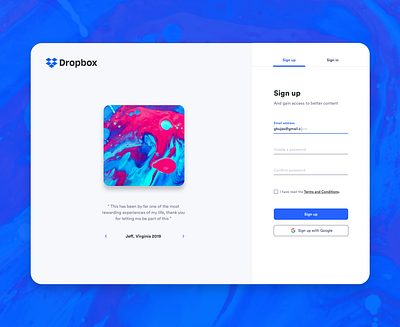 Sign Up color colors daily design desing desktop desktop app desktop application desktop design minimal minimalist sign up sign up page ui ui design user interface web web design web app web design