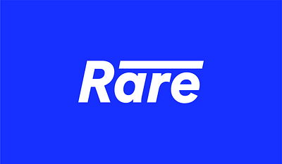 Rare Logo flat logo minimal