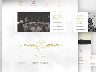 God is in the details design illustration ui ux website design