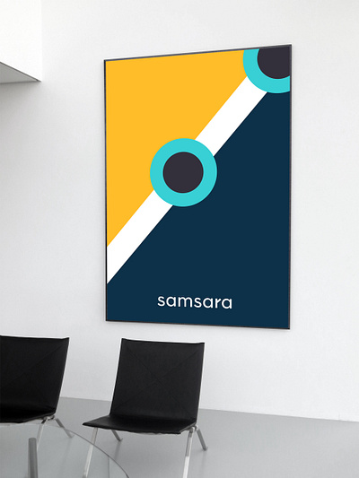 Samsara UK office poster