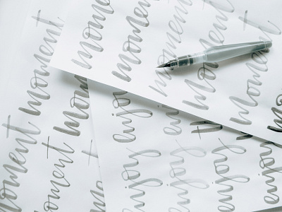 Brush lettering brush brush lettering brushpen brushscript calligraphy hand drawn handlettering script typogaphy