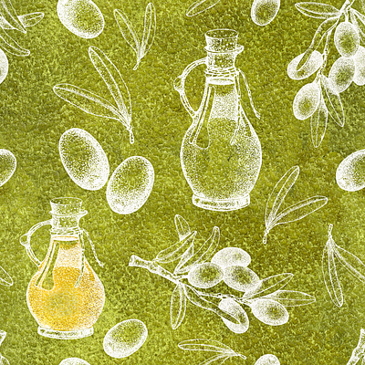 patternolives5 design illustration olives vector бесшовный оливки паттерн