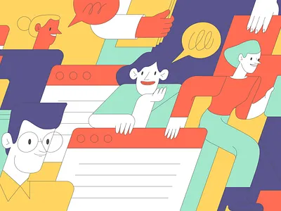 Beetroot Academy brand illustration academy beetroot character education illustration