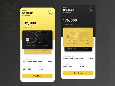 Credit Card - Daily UI Challenge #002 app bank credit card credit card checkout credit card form credit card payment dailyui 002 dailyui challenge design financial financial app financial concept payment payment app payment form ui ux web