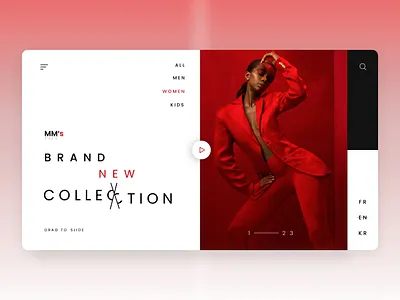 MM FSHN vol.2 adobe design landing layout page page design ui ux web website