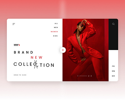 MM FSHN vol.2 adobe design landing layout page page design ui ux web website
