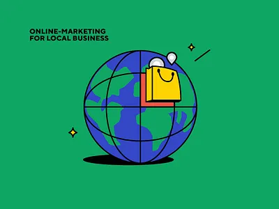 webinar key visual advertising branding business data globe illustration local marketing online marketing vector webinar