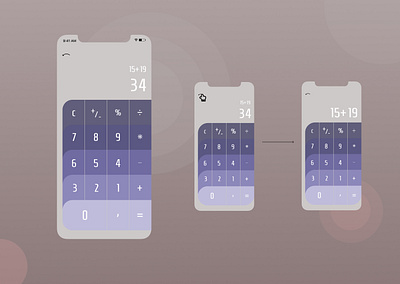 Calculator. #dailyui Day 4. app calculator calculator app calculator ui daily 100 challenge daily ui daily100 dailyui dailyui004 design interface ui ui ux uidesign uiux ux ux design uxdesign