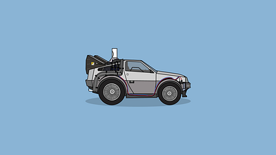 Mini Delorean backtothefuture bttf cute delorean gmc marty mcfly