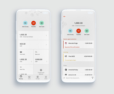 Home and balance detail pages branding clean coinbase design emotional design figma financial app illustration information architecture ui ui design ux ux design wallet app