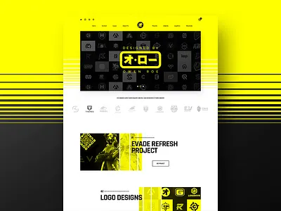 Owen Roe Inspired Landing brand identity landing landingpage logos ui ux website yellow