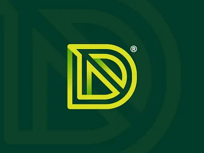 AD | Monogram Concept ad monogram brand branding design elegant green lineal logo logotype minimal monogram vector